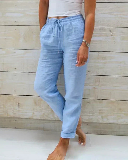 JO | Fitted and airy pants