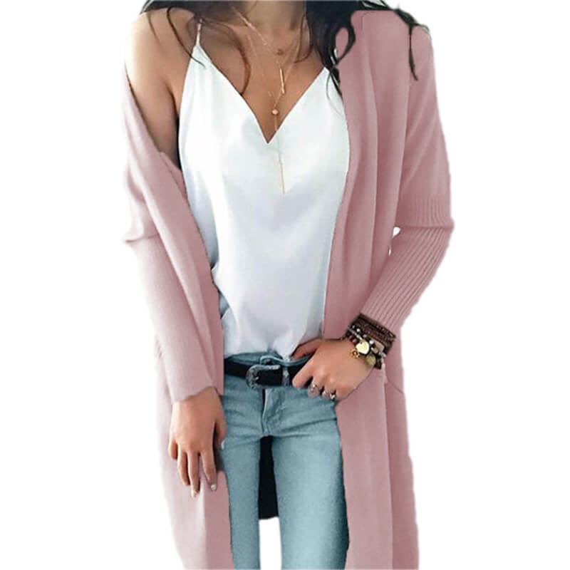 Pockets Oversized Long Cardigan Sweater