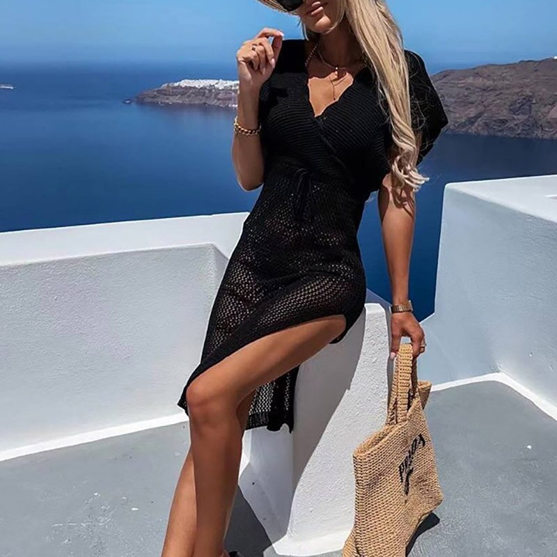 JO | Crocheted swimwear dress