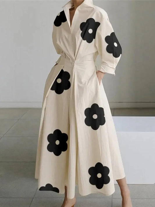 JO | Maxi dress with temperament print