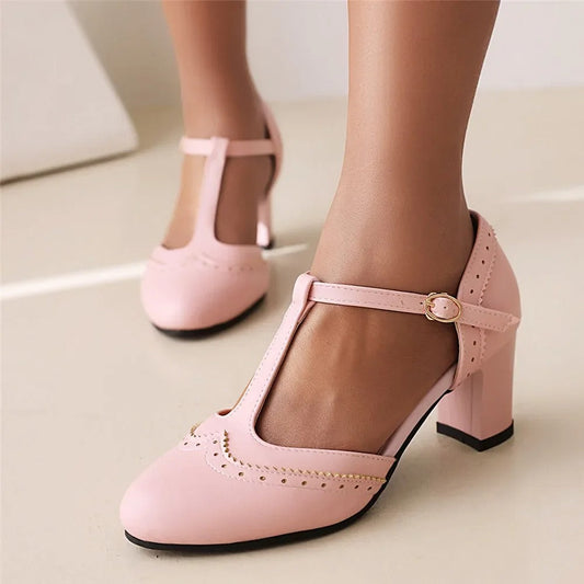 JO | Vintage T-strap heels