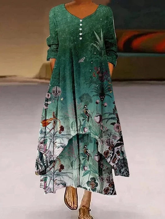 JO | Long sleeve maxi dress